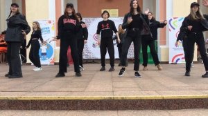 Флешмоб жлобин, 8 гимназия, 21 мая, 100 лет брсм