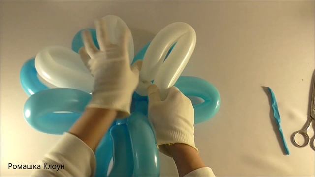 БОЛЬШОЙ красивый ЦВЕТОК из шаров Balloon Flower DIY TUTORIAL смотреть онлайн