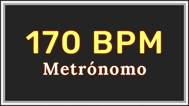 170 BPM - Metrónomo ⏳✔️ смотреть онлайн