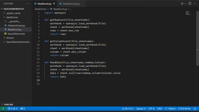 22) Data Driven Approve using openpyxl(selenium with python) смотреть онлайн