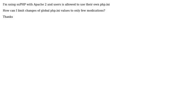 DevOps & SysAdmins: Limit Php.ini File Change Per User смотреть онлайн