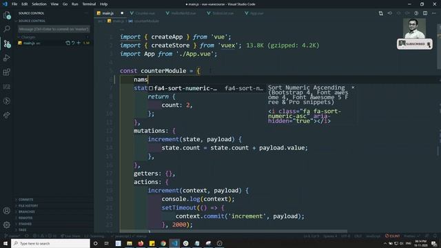 81. Namespacing Modules for the state in the Vuex store - Vue js | Vue3. смотреть онлайн