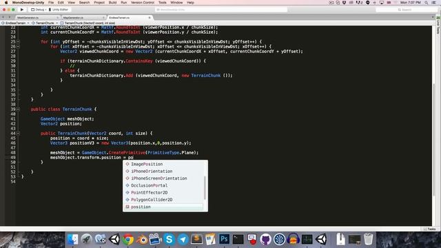 Procedural Landmass Generation (E07: Endless terrain) смотреть онлайн