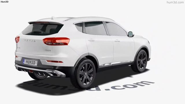 Haval H6 2020 3D model by Hum3D.com смотреть онлайн