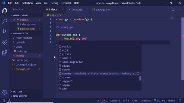 Node.js ImageMagick Convert from PNG to JPG and Resize it Example смотреть онлайн