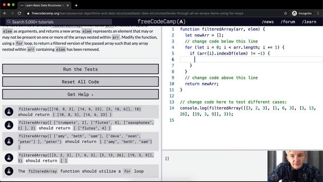 Iterate Through All an Array's Items Using For Loops - Basic Data Structures - Free Code Camp смотреть онлайн