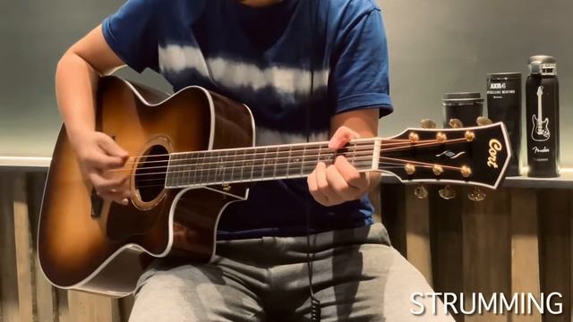 Cort Gold-A8 Sound test (No effect!) смотреть онлайн