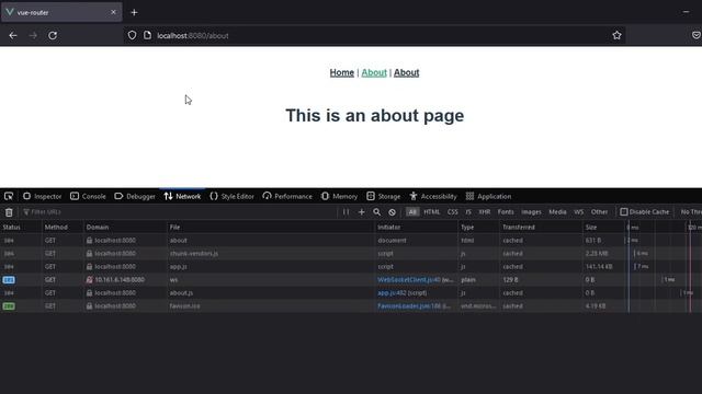 VueJS Router Link смотреть онлайн