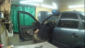 Установка сигнализации с автозапуском на Гранту