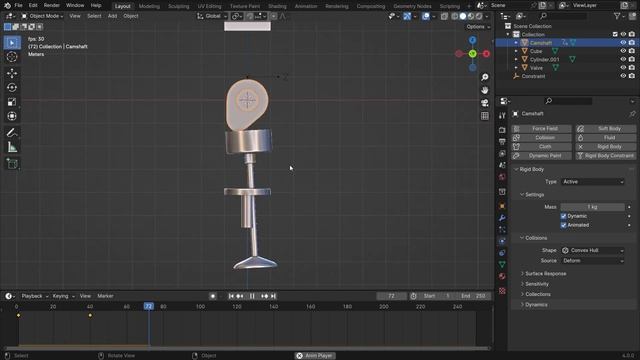 Engine Valve Rigging | Blender 4.0 Tutorial смотреть онлайн