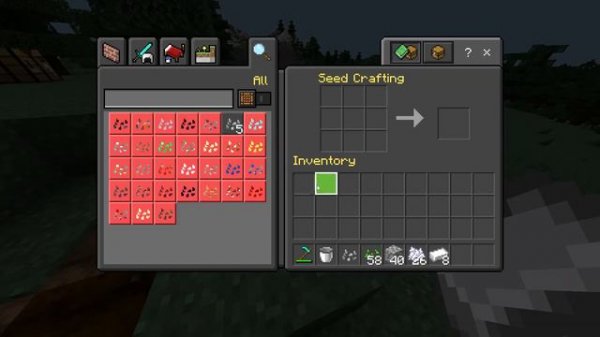 Mineral Seeds Addon Minecraft PE Bedrock Edition