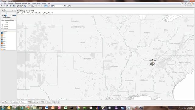 Using #Tableau to Animate Where I Purchased Gas Over Time смотреть онлайн