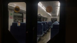Казанское направление РЖД. Зайцем в тамбуре ЭД4М 0295/0144. Москва-Казанская - о.п. Щурово.