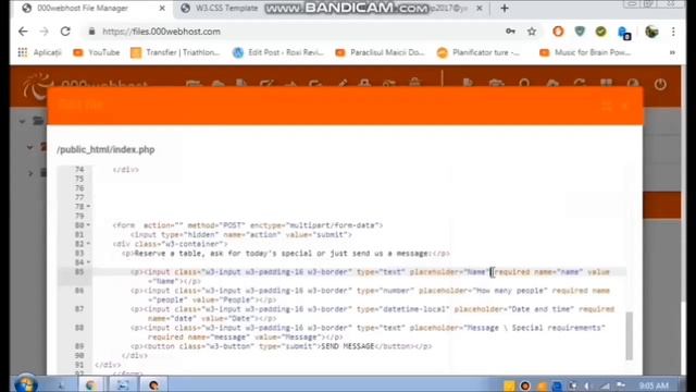 Invata sa faci un FORMULAR DE CONTACT in PHP (HTML + CSS + PHP) смотреть онлайн