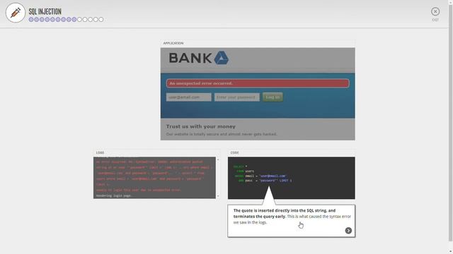 Venerable Application we are trying to Hack A Bank Account with a SQL Injection Attack смотреть онлайн