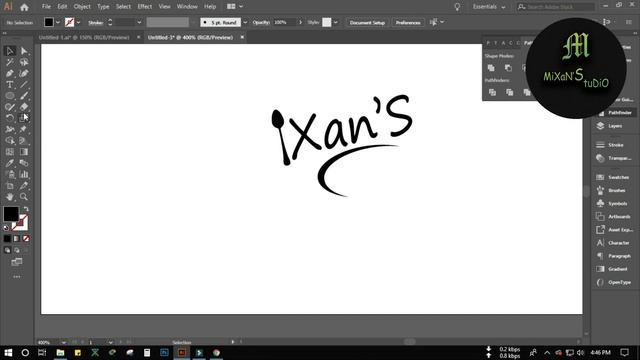 Professional Logo Design adobe illustrator-(Mixan's Studio) смотреть онлайн