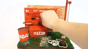 Поделка "Пожарный щит"