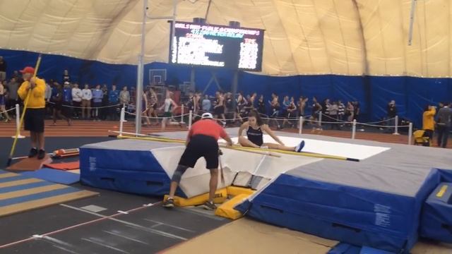 Julia Dannenbaum Of Pingry Attempts 12-0 In The Pole Vault смотреть онлайн