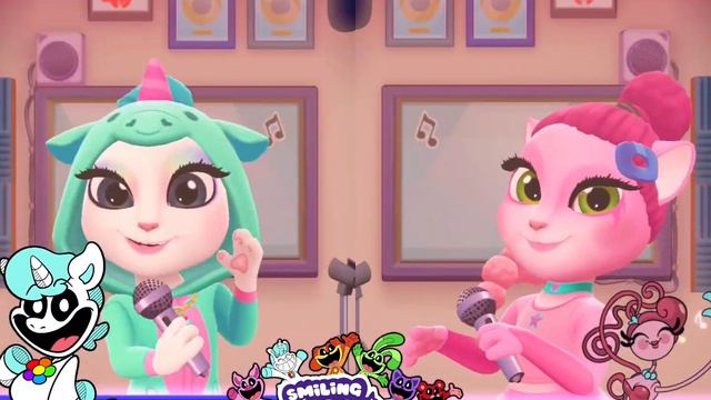 My Talking Angela 2    Poppy Playtime 3   Smilling Critters   CraftyCorn Vs Mommy Long Legs