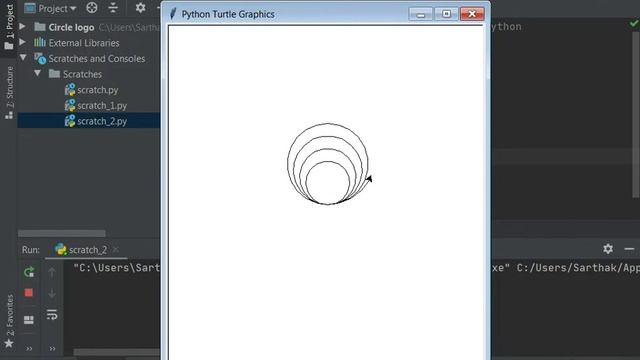 A Simple Circle Pattern created using python. смотреть онлайн