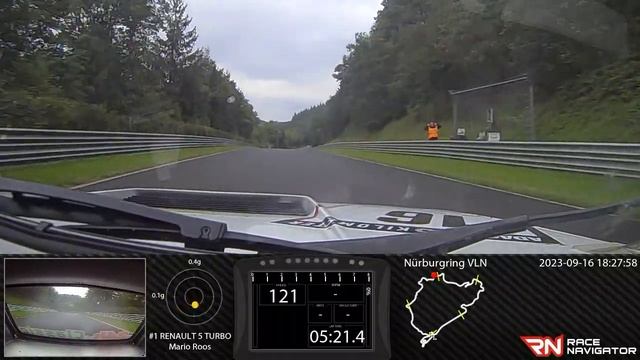 1000km Nürburgring 2023, Lap 30, Renault 5 Turbo, 20230916 173211920 RNPRO 485 Lap 50 10min43sec440 смотреть онлайн