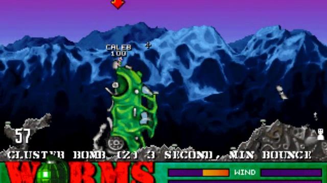 DOS Game: Worms смотреть онлайн