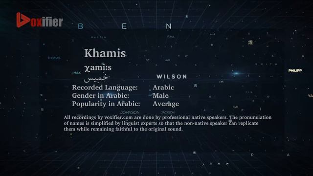 How to Pronunce Khamis (خميس) in Arabic - Voxifier.com смотреть онлайн