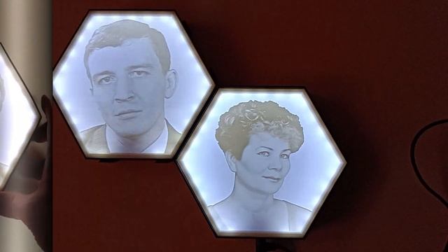 Модульные шестигранные литофановые светильники смотреть онлайн