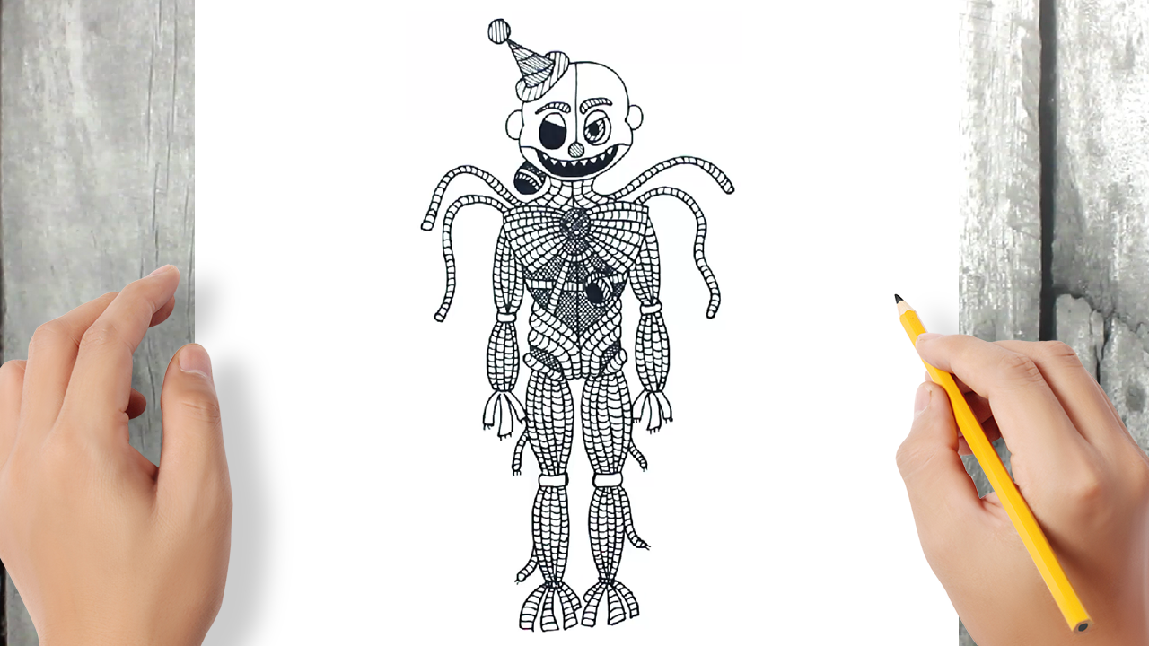 Как нарисовать Аниматроника Эннарда из игры FNAF смотреть онлайн