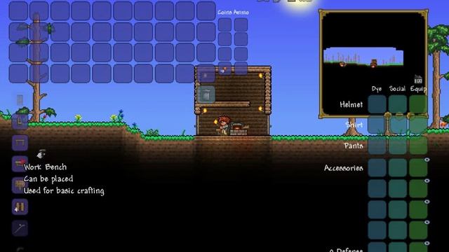 как пережить первую ночь в terraria гайд для новичков 1 часть смотреть онлайн