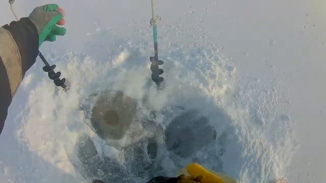 Самодельная маропедка косит спортивного окуня! Тест смотреть онлайн