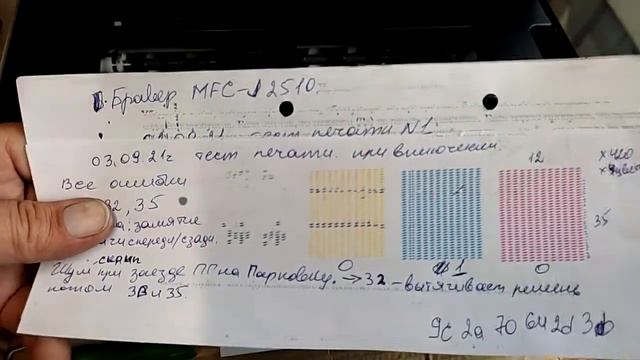 Brother MFC-J2510_Ошибка 3В_возможные причины смотреть онлайн