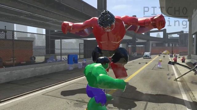 GIANT RED HULK vs. Green Hulk: EPIC TRANSFORMATION & BATTLE! смотреть онлайн