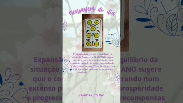 ARCANO DO DIA: 7 de Ouros #motivational #tarot #espiritualidade смотреть онлайн