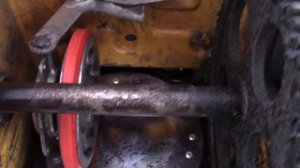 Проверяем износ фрикционного кольца после ремонта фрикционного диска. Снегоуборщик ТЕХАС-560.