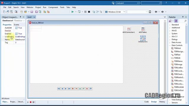 Связь таблиц Excel c Delphi и ADO смотреть онлайн