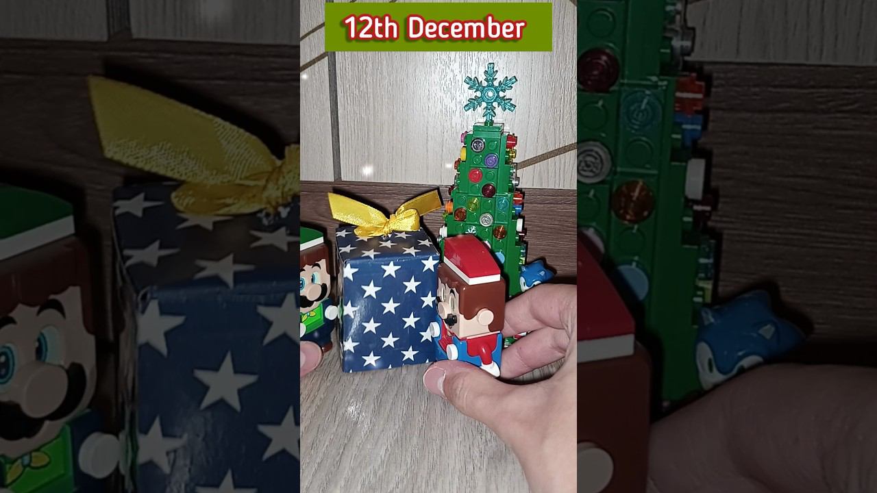 My Christmas & New Year Advent Calendar mini surprises by Lego Super Mario & Luigi. Day 12 #shorts смотреть онлайн