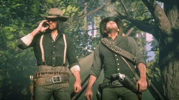 Arthur Morgan & John Marston - Old Town Road (Lil Nas X & Billy Ray Cyrus RDR2 AI Cover)
