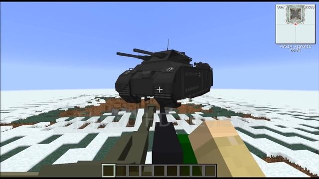 Minecraft Flans Mod: World's Biggest Tank смотреть онлайн