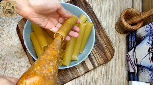 Макароны   каннеллони с фаршем и овощами в сливках  Самый простой рецепт без заморочек!