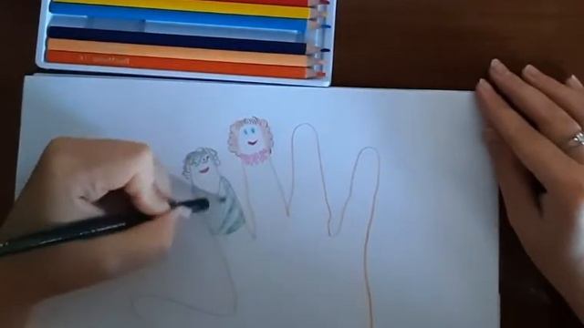 Моя сім'я. Малювання середня група. Фрагмент заняття смотреть онлайн