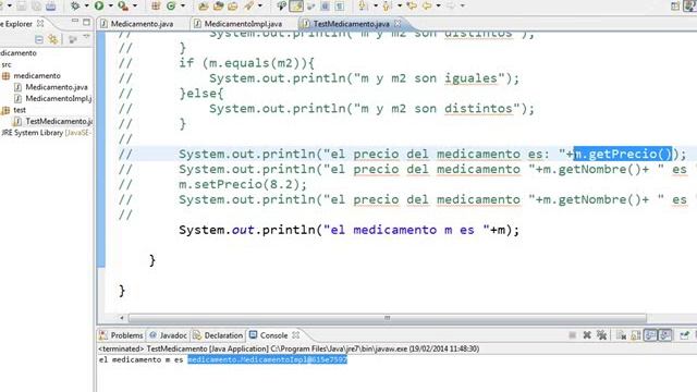 Interfaz y Clase en Java (III) (Método toString) смотреть онлайн
