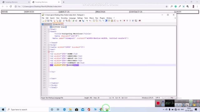 How To Make Nav Menu Using HTML Without CSS |HTML Se Nav Menu Kese Banaye? | Scripting Warriors 202 смотреть онлайн