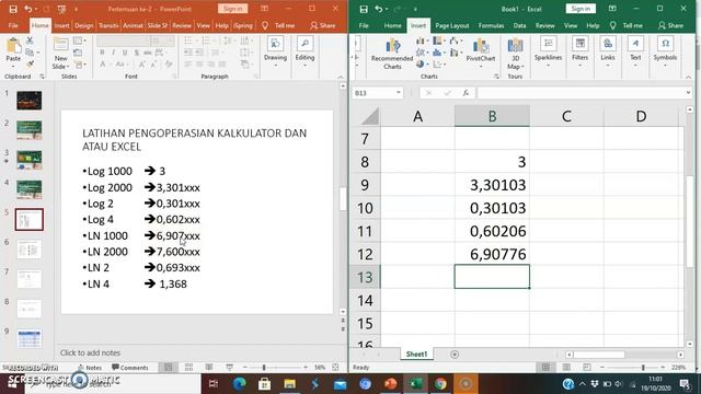 2 3 Dasar Matematika dalam Farmakokinetik tutorial fungsi log dan Ln смотреть онлайн