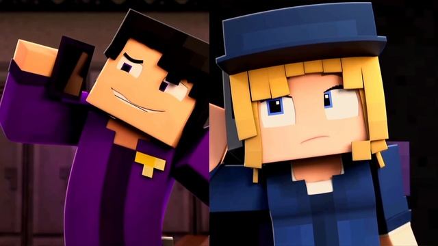 REVERSE - PURPLE GUY PRANK CALLS 911! Fazbear and Friends | Fnaf Minecraft Animation смотреть онлайн