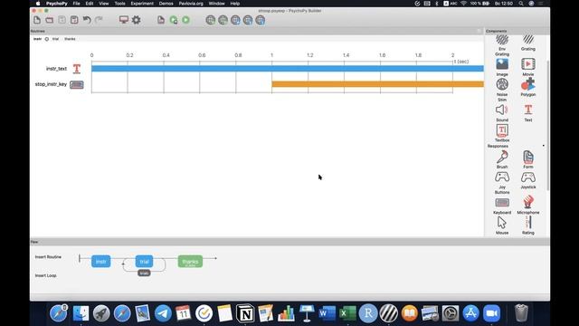 PsychoPy Builder Crash Course. Часть 1: интерфейс, компоненты Text, Polygon, Keyboard, Mouse смотреть онлайн