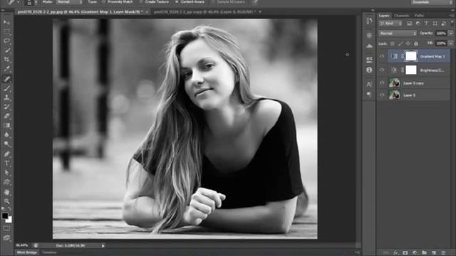 Photoshop cs6 Portrait Photo Effect tutorials Paper Texture effect 360p смотреть онлайн