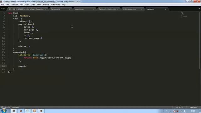 Tutorial Create Pagination with Laravel And Vuejs смотреть онлайн