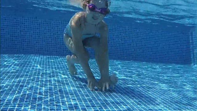 Swimming Fun, Diving Time| Плавание в бассейне смотреть онлайн