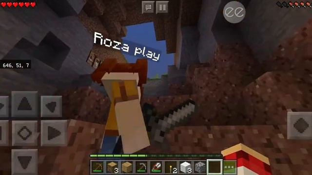 Ванильное выживание с сестрой в майинкрафте пе версия 1.14.30 серия/#1 смотреть онлайн